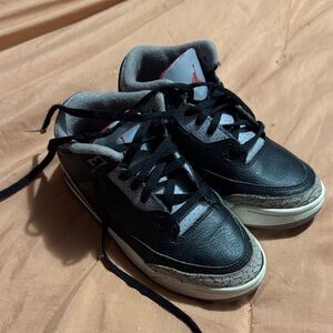 Jordan Kids Black and Gray Sneakers